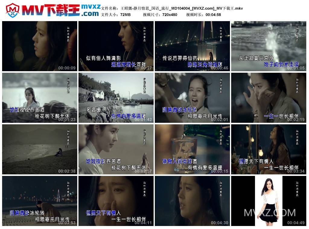 王昭懿-静月情思_国语_流行_MD104004